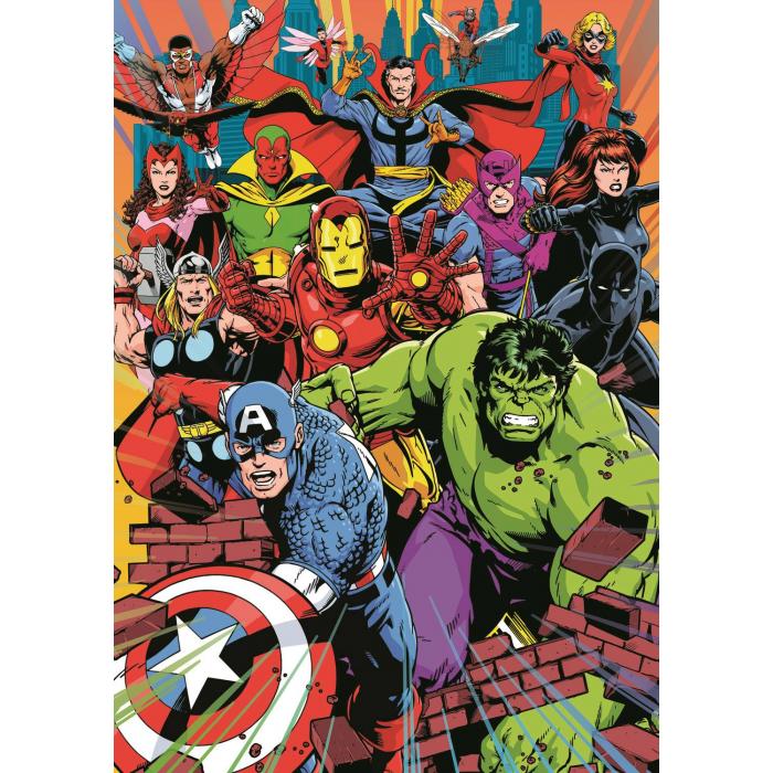 Puzzle  Trefl-10881 Marvel Heroes