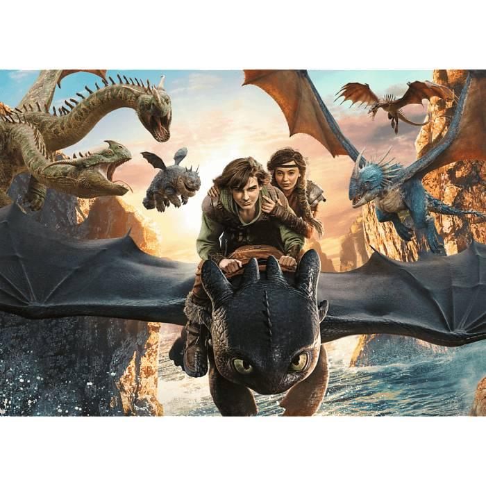 Puzzle Trefl-13348 Toothless and Friends  - Dragons