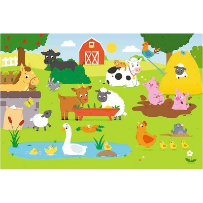 Puzzle Trefl-14275 XXL Pieces - On the Farm