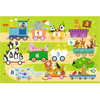Puzzle Trefl-14278 XXL Pieces - Train with Numbers
