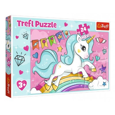 Puzzle Trefl-14302 XXL Pieces - Unicorn