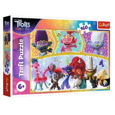 Puzzle Trefl-15396 Dreamworks - Trolls World Tour
