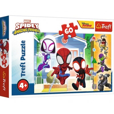 Puzzle Trefl-17371 Marvel Spidey Spidey and his Amazing Friends