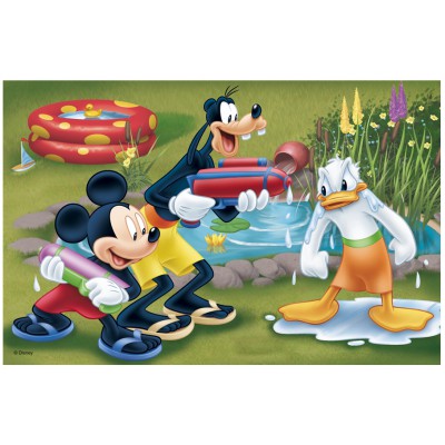 Puzzle Trefl-19275 Mickey, Dingo and Donald are watered