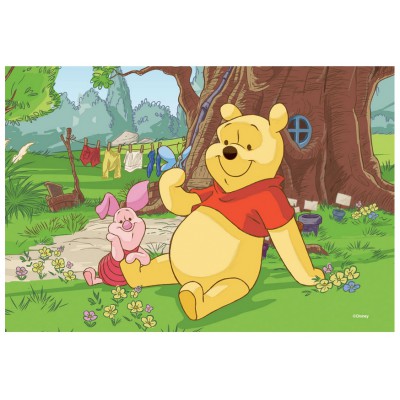 Puzzle Trefl-19394 Winnie the Pooh - Winnie and Porcinet