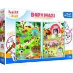   2 Puzzles - Baby Maxi Puzzle - Animal Babies