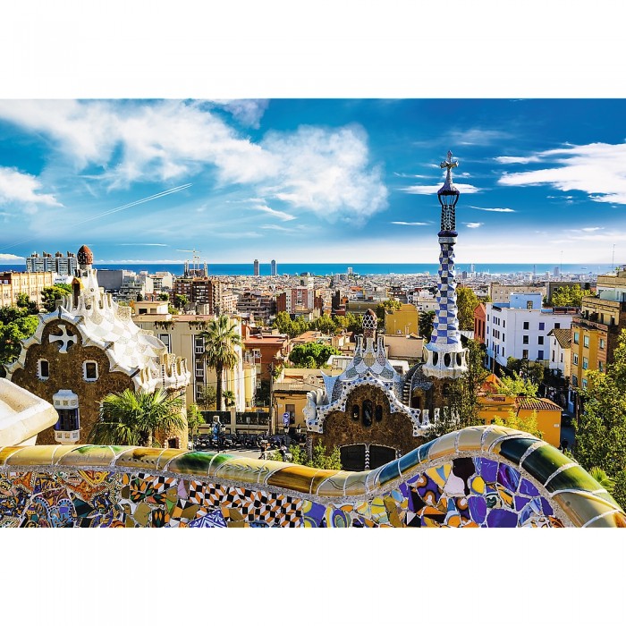 Puzzle  Trefl-26147 Park Güell, Barcelona