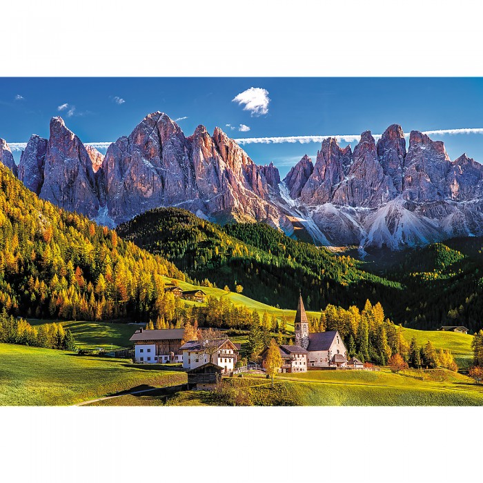 Puzzle  Trefl-26163 Val di Funes Valley, Dolomites, Italy
