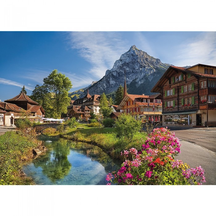 Puzzle  Trefl-27089 Alpen im Sommer