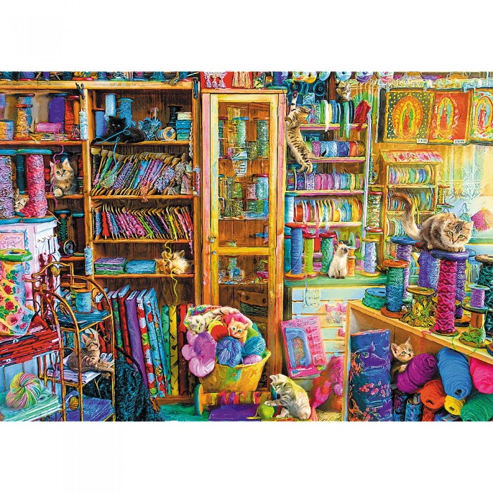 Puzzle Trefl-27113 Katzenparadies