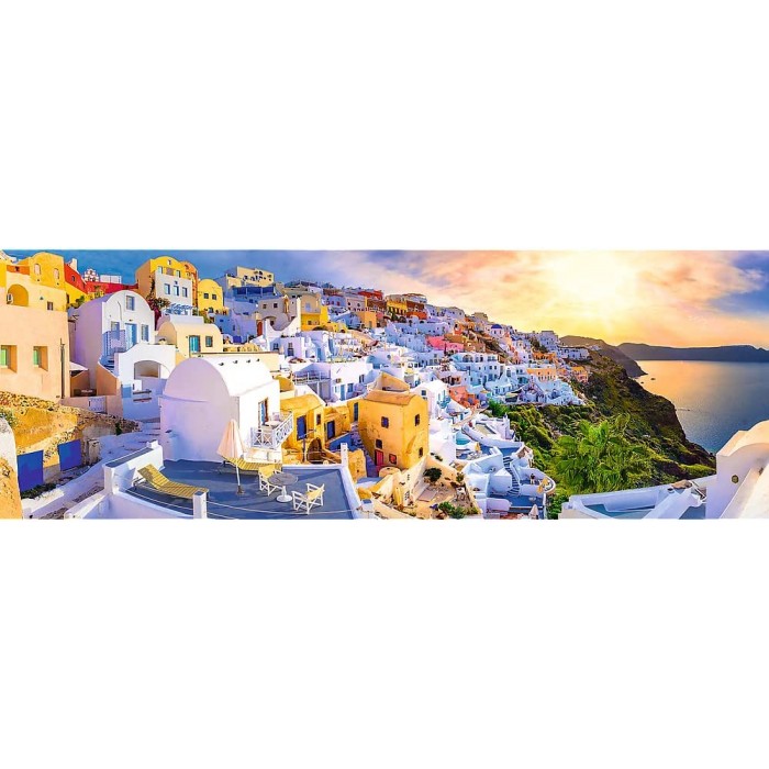 Puzzle  Trefl-29054 Sonnenuntergang in Santorini, Griechenland