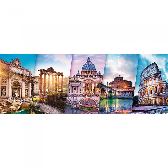 Puzzle  Trefl-29505 Collage - Rom