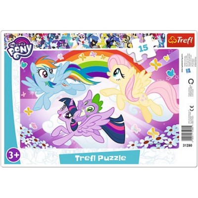 Trefl-31280 Frame Puzzle - My Little Pony
