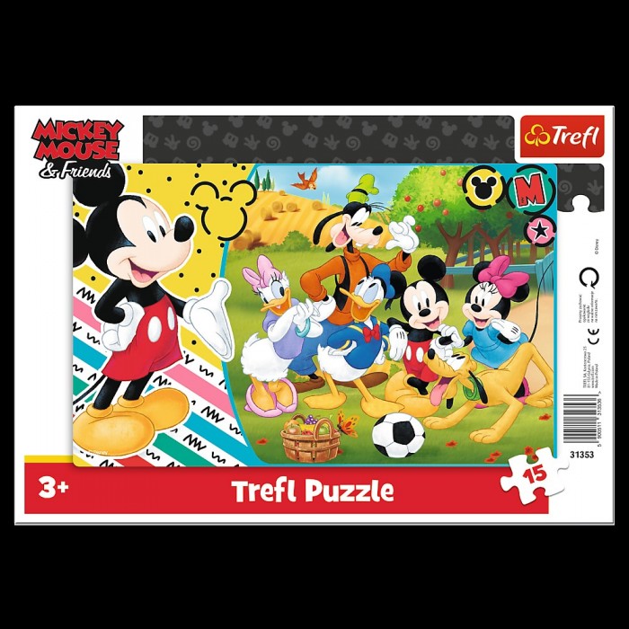 Trefl-31353 Frame Puzzle - Mickey Mouse & Friends