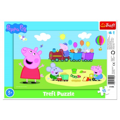 Trefl-31406 Frame Puzzle - Peppa Pig