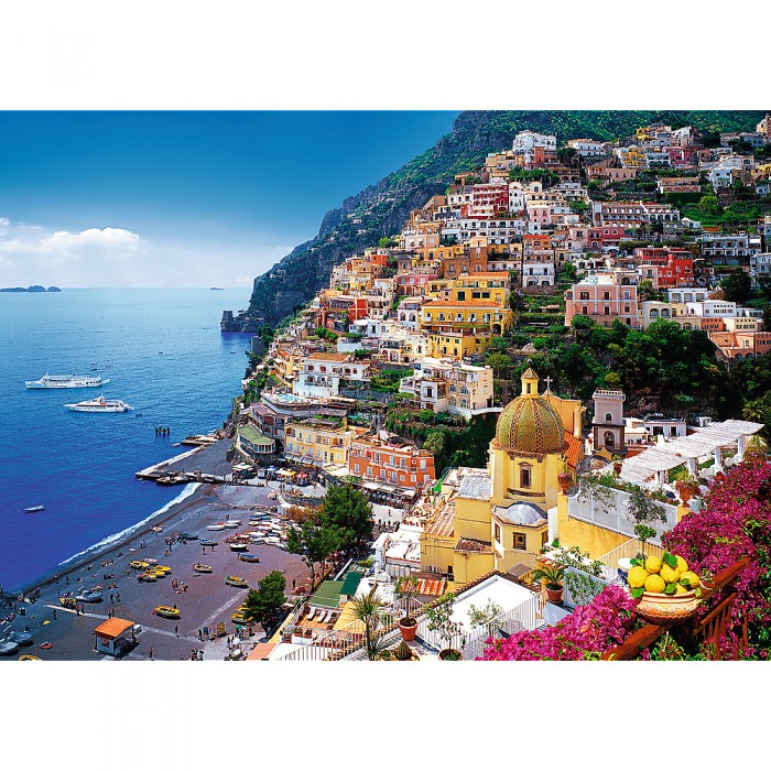 Puzzle  Trefl-37145 Positano, Italien
