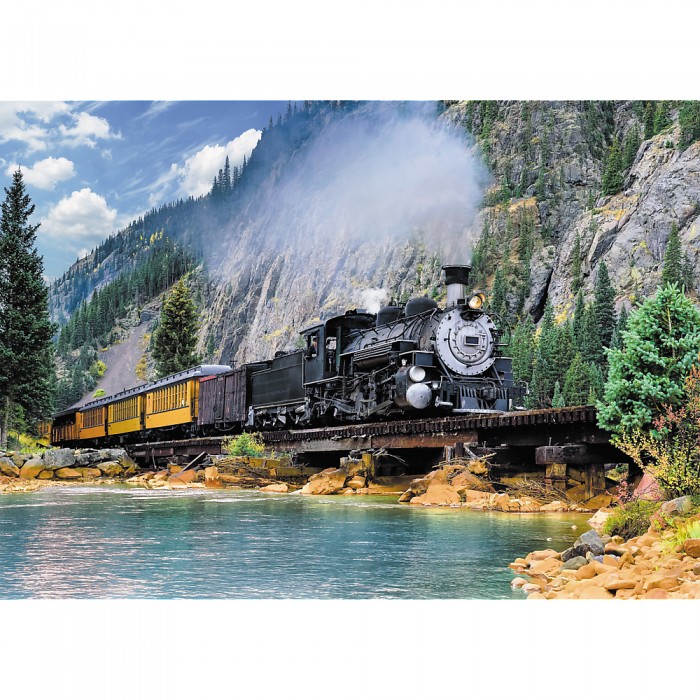 Puzzle  Trefl-37379 Bergzug