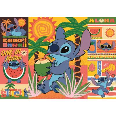 Puzzle Trefl-37483 Holidays with Stitch