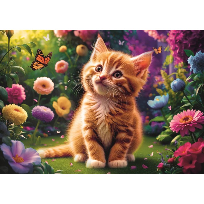 Puzzle  Trefl-37525 Cute Kitty
