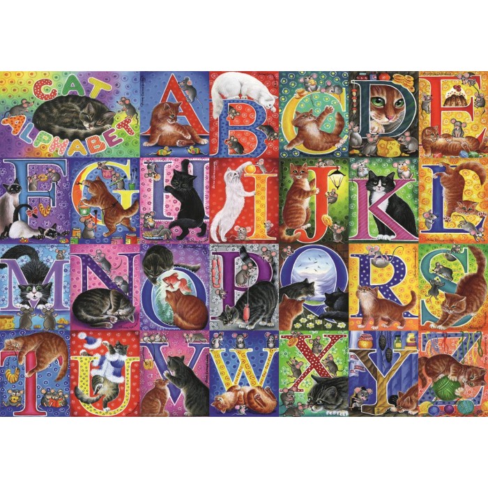 Puzzle  Trefl-37527 Cat's Alphabet