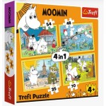 Puzzle   4 in 1 - Moomin happy day