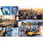 Puzzle  Trefl-45006 Collage - New York