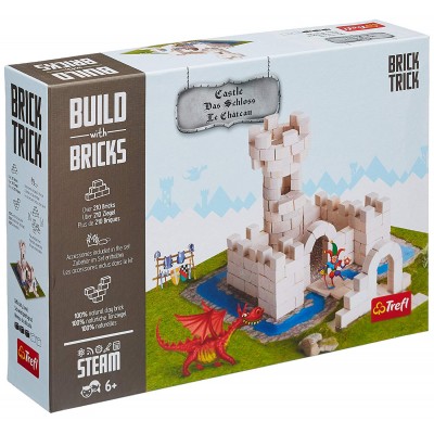Puzzle Trefl-60979 Build with Bricks - The Castle