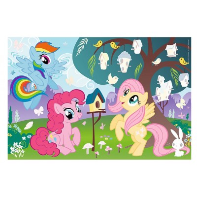 Trefl-75116 My Little Pony - Puzzle + Stickers