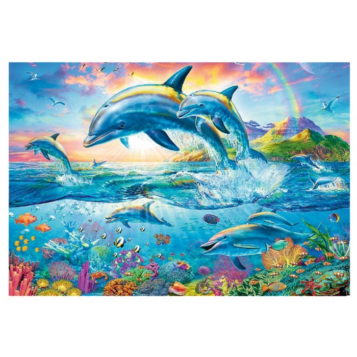  Dolphin Family Puzzle - 1500 pieces 