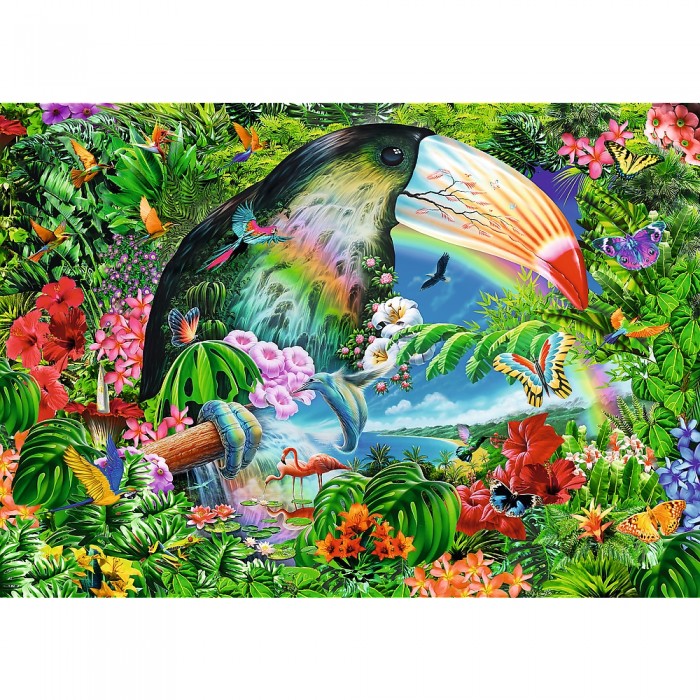  Spiral Puzzles - Tropical Animals - 1000 pieces 
