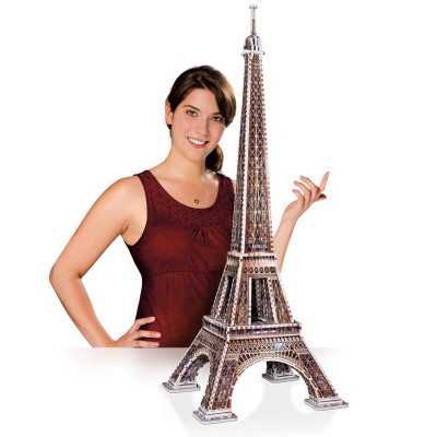 Wrebbit-3D-2009 3D Puzzle - Paris: The Eiffel Tower