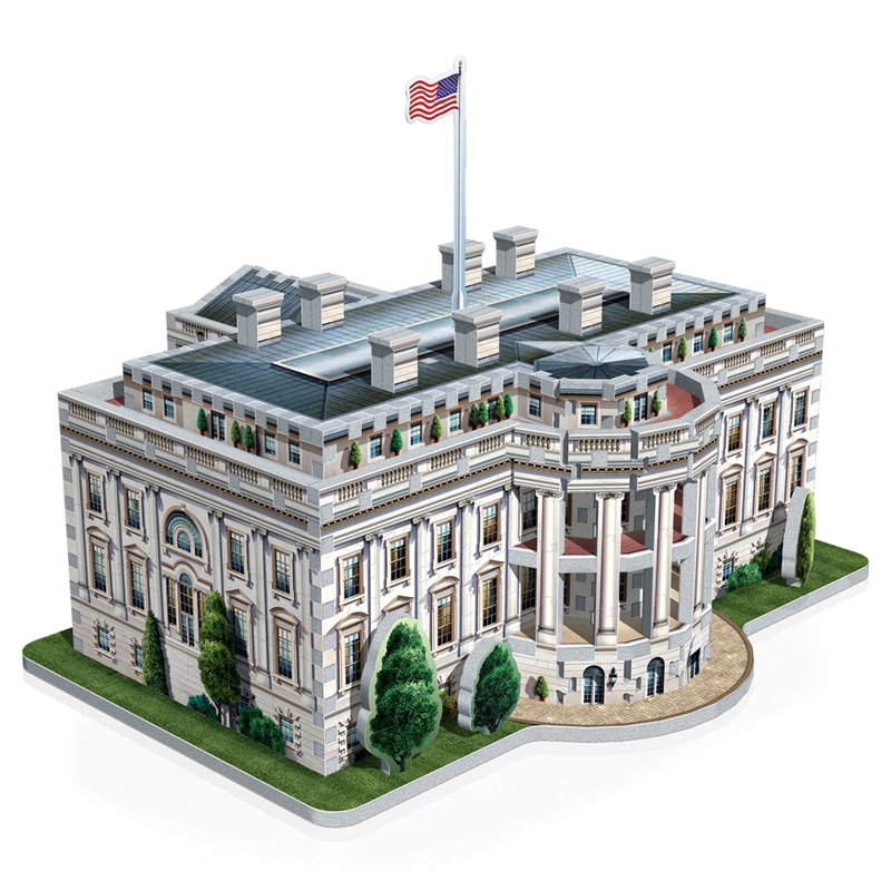  3D Jigsaw Puzzle - The White House 490 piece jigsaw puzzle